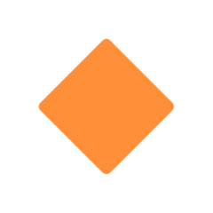 Mozilla small orange diamond emoji image