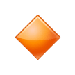 Samsung small orange diamond emoji image