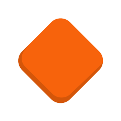 Skype small orange diamond emoji image