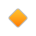 Sony Playstation small orange diamond emoji image