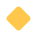 Toss small orange diamond emoji image