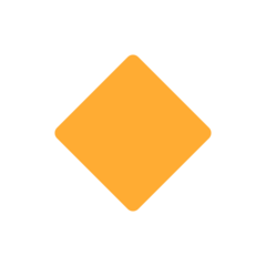 Twitter small orange diamond emoji image