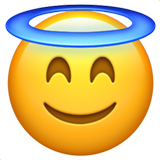IOS/Apple smiling face with halo emoji image