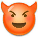 LG smiling face with horns emoji image