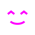 au by KDDI smiling face with smiling eyes emoji image