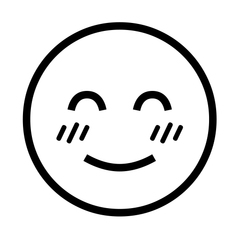 Noto Emoji Font smiling face with smiling eyes emoji image