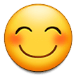 Samsung smiling face with smiling eyes emoji image