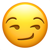 IOS/Apple smirking face emoji image