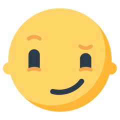 Mozilla smirking face emoji image