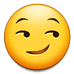 Samsung smirking face emoji image