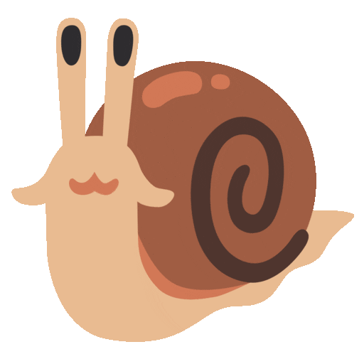 Noto Emoji Animation snail emoji image