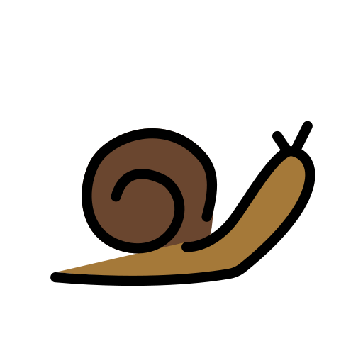 Openmoji snail emoji image