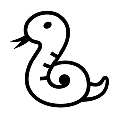 Noto Emoji Font snake emoji image