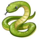 Whatsapp snake emoji image