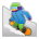 Sony Playstation snowboarder emoji image