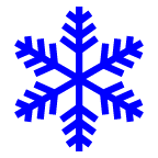 au by KDDI snowflake emoji image