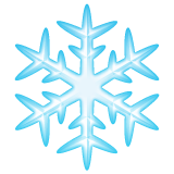 Whatsapp snowflake emoji image