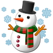 Samsung snowman emoji image