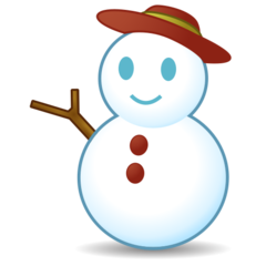 Emojidex snowman without snow emoji image