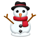 Huawei snowman without snow emoji image