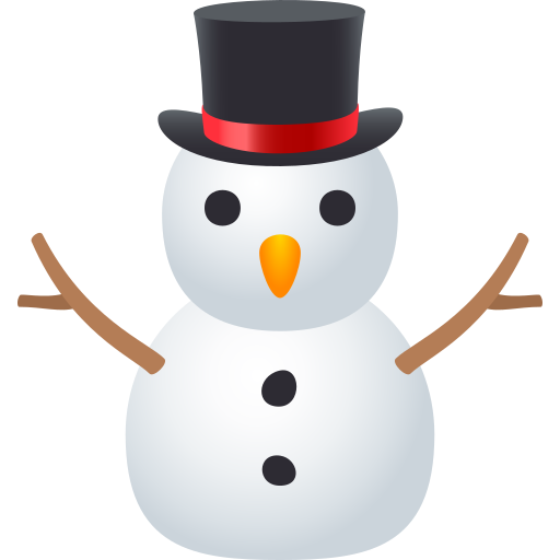 JoyPixels snowman without snow emoji image
