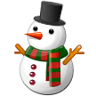 Samsung snowman without snow emoji image
