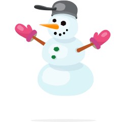 Skype snowman without snow emoji image