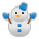 Sony Playstation snowman without snow emoji image