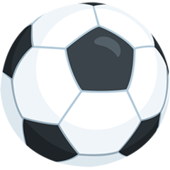 Facebook Messenger soccer ball emoji image