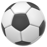 IOS/Apple soccer ball emoji image