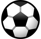 SoftBank soccer ball emoji image