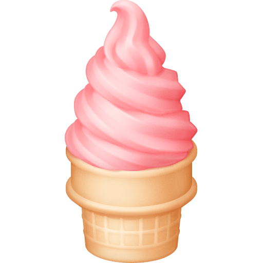 Facebook soft ice cream emoji image