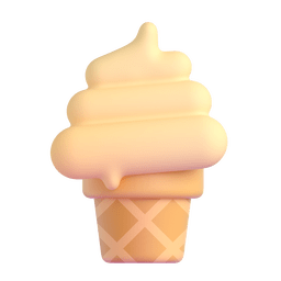 Microsoft Teams soft ice cream emoji image