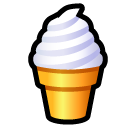 SoftBank soft ice cream emoji image
