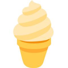 Twitter soft ice cream emoji image