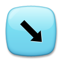 LG south east arrow emoji image