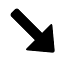SoftBank south east arrow emoji image