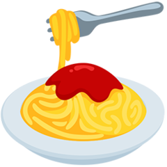 Facebook Messenger spaghetti emoji image