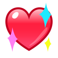 Emojidex sparkling heart emoji image
