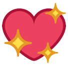 HTC sparkling heart emoji image