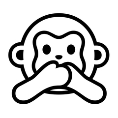Noto Emoji Font speak-no-evil monkey emoji image