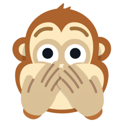 Skype speak-no-evil monkey emoji image
