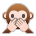 Sony Playstation speak-no-evil monkey emoji image