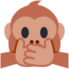 Twitter speak-no-evil monkey emoji image