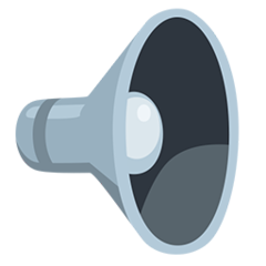 Facebook Messenger speaker emoji image