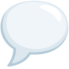 Facebook Messenger speech balloon emoji image
