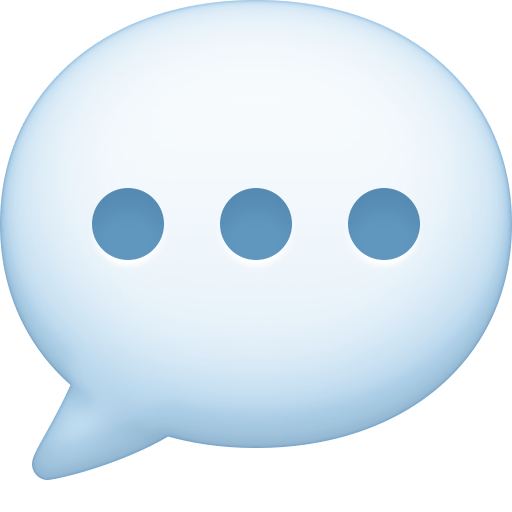 Facebook speech balloon emoji image