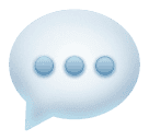 Huawei speech balloon emoji image