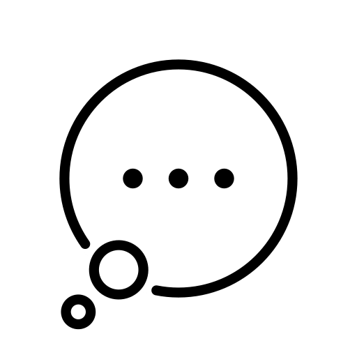 Openmoji speech balloon emoji image