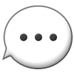 Samsung speech balloon emoji image